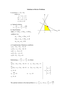 Solutions to Review Problems