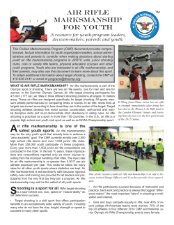 air rifle marksmanship for youth