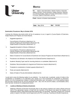 at board of examiners` meeting