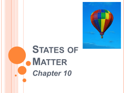 Measuring Gas Pressure