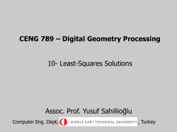 3D Shape Correspondence