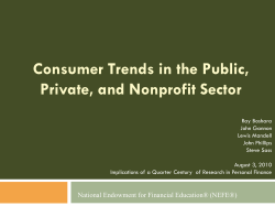Key Findings National Endowment for Financial Education