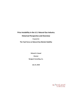 Price Instability in the US Natural Gas Industry Historical Perspective