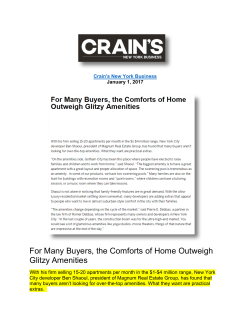 For Many Buyers, the Comforts of Home Outweigh