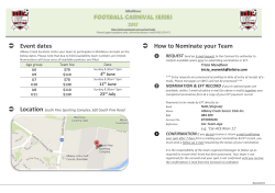 Nomination Form - Albany Creek Excelsior Football Club