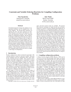 Constraint and Variable Ordering Heuristics for Compiling