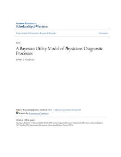 A Bayesian Utility Model of Physicians` Diagnostic Processes