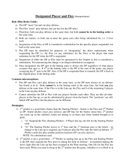 Designated Player and Flex (Interpretation)