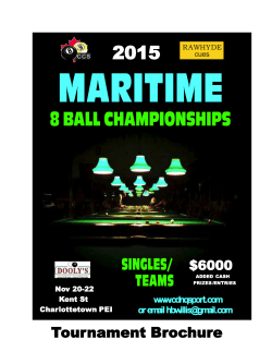 team rankings - Canadian Cue Sport Association
