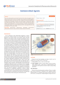 Antimicrobial Agents