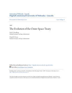 The Evolution of the Outer Space Treaty