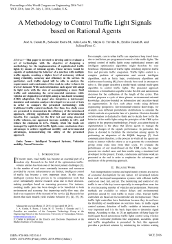 A Methodology to Control Traffic Light Signals based on Rational