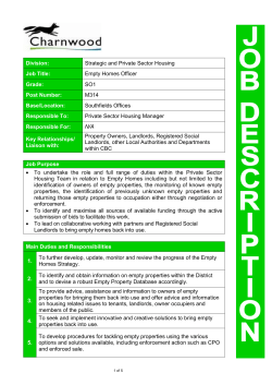 Job Description Template - Charnwood Borough Council