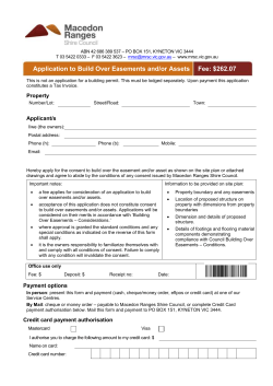 MS Word  - Macedon Ranges Shire Council