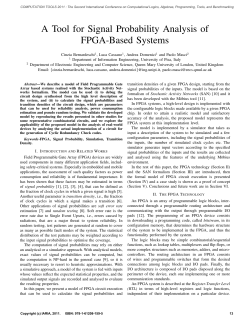 A Tool for Signal Probability Analysis of FPGA-Based