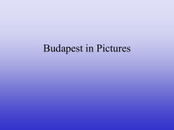Budapest in Pictures