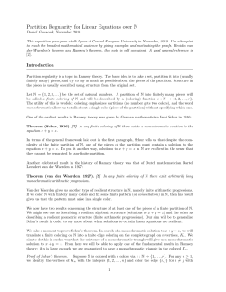 Partition Regularity for Linear Equations over N