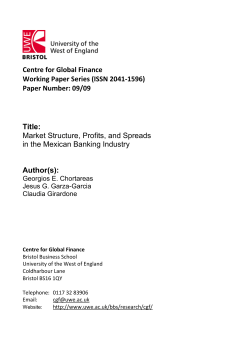 Market Structure, Profits, and Spreads in the Mexican
