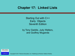 PowerPoint Slides for Starting Out with C++ Early Object Seventh