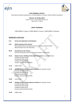 DRAFT PROGRAM