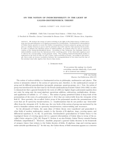 ON THE NOTION OF INDISCERNIBILITY IN THE - Philsci