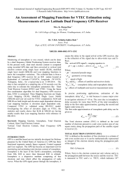 An Assessment of Mapping Functions for VTEC Estimation using