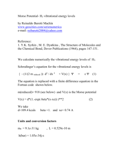 Morse Potential