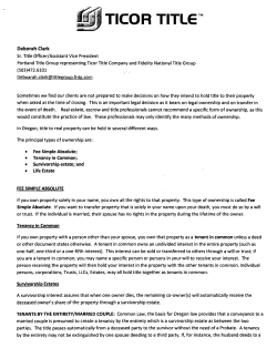 ticor titletm - Dan Hardy Properties