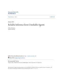 Reliable Inference from Unreliable Agents - SUrface