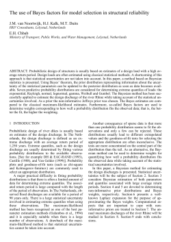 The use of Bayes factors for model selection in structural