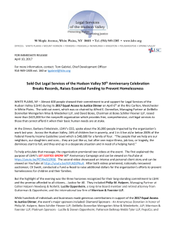 2017 LSHV #2 (L &ndash; R) - Legal Services Of the Hudson Valley