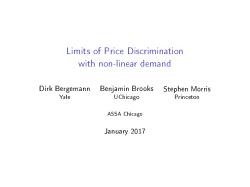 Limits of Price Discrimination with non
