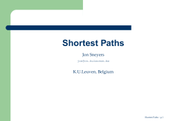 Shortest Paths