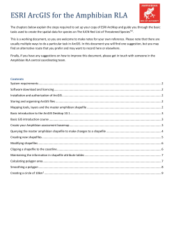 Calculating area of occupancy (AOO)
