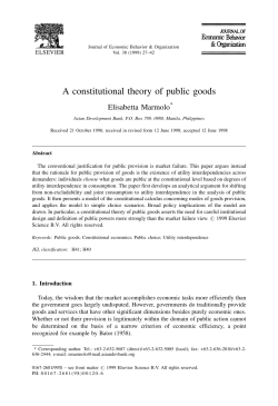 A constitutional theory of public goods
