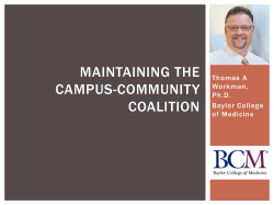 Maintaining the Campus-Community Coalition