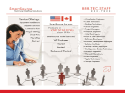 Contract to hire - SmartSource, Inc.