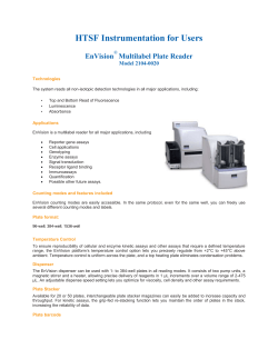 Envision Instrumentation for Users - QB3