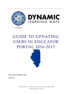 Guide to Updating User Accounts