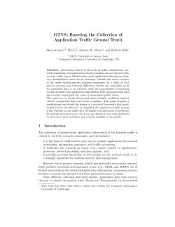 GTVS: Boosting the Collection of Application Traffic