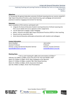 updated syllabus - City Tech OpenLab