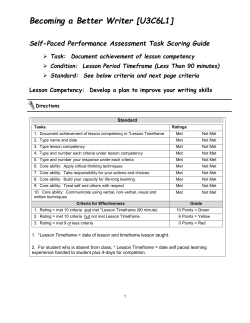 LET 3, U3C6L1, Becoming a Better Writer