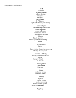 AdolescenceUnitSTUDYGUIDE