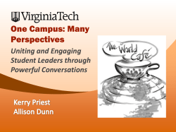 Topic: Using a world caf&eacute; strategy in your own learning environment