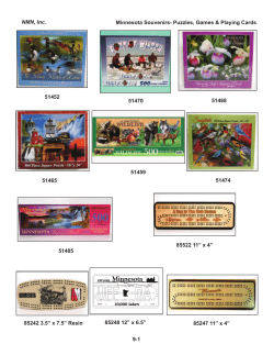 Puzzles, Games and Playing Cards