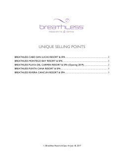 UNIQUE SELLING POINTS