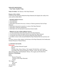 Hope Diamond Website Definition