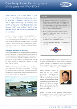 Case Study: Astino Remaining ahead of the game