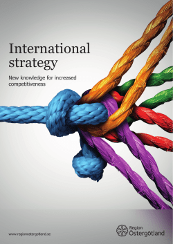 International strategy