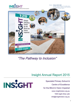 Insight Specialist Primary School is staffed by teachers trained to